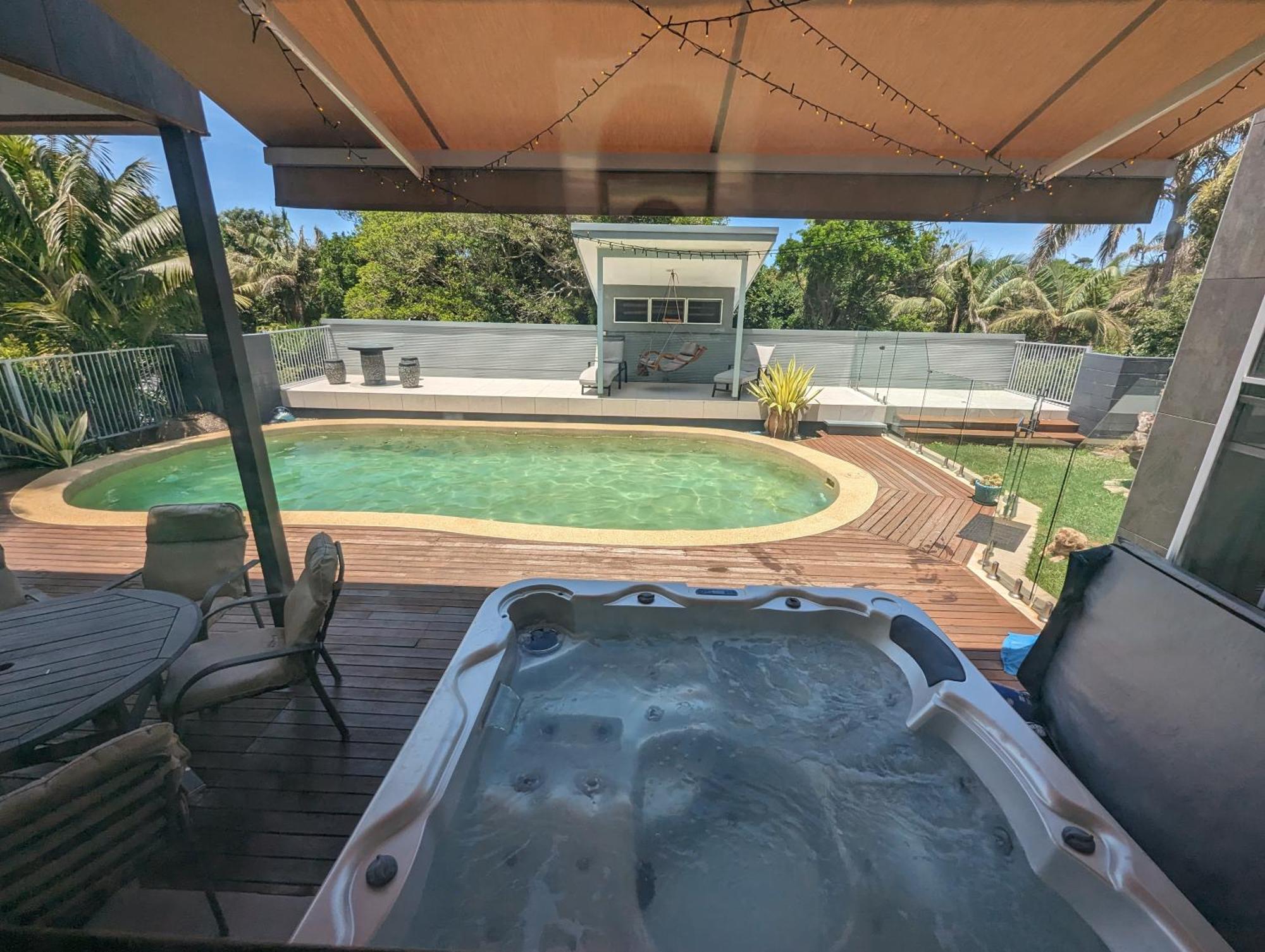 Ferienwohnung Phoenix Oasis, Family And Pet Friendly, With Private Pool And Spa Port Macquarie Exterior foto