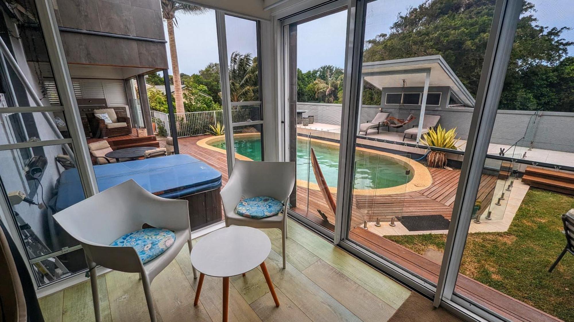 Ferienwohnung Phoenix Oasis, Family And Pet Friendly, With Private Pool And Spa Port Macquarie Exterior foto